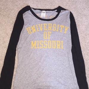 VS PINK University of Missouri (Mizzou) shirt